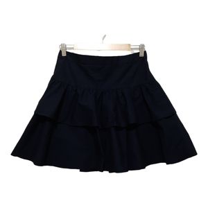 J. Crew Navy Ruffled Tiered Mini Skirt Size 6